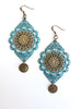Tibetan Lace in Renfrew Blue + Brass