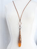 Antwerp Necklace in Saffron + Copper