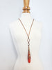 Antwerp Necklace in Chili Pepper + Copper