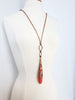 Antwerp Necklace in Chili Pepper + Copper
