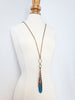 Antwerp Necklace in Azure + Copper