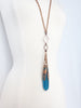 Antwerp Necklace in Azure + Copper