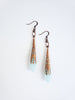 Antwerp Earrings in Tropical Waters + Copper