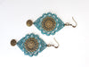 Tibetan Lace in Renfrew Blue + Brass