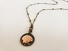 She Wears Seashells in Antiqued Brass + Rose Gold