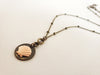 She Wears Seashells in Antiqued Brass + Rose Gold