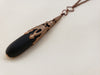 Antwerp Necklace in Jet + Copper