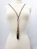 Antwerp Necklace in Jet + Copper