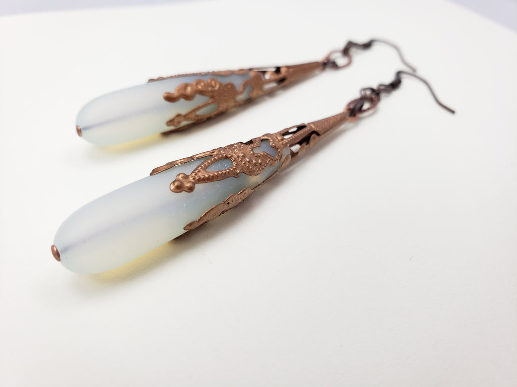 Antwerp Earrings in Moonglow+ Copper