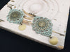 Tibetan Lace in Duck Egg + Brass