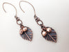 New Beginnings Earrings in Copper + Shimmering Blush