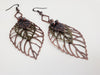 A Fall Wind Blows Earrings in Copper + Brass