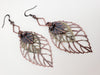 A Fall Wind Blows Earrings in Copper + Brass