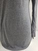 HerStory. Long Sleeved Tee in Grey + Black Lettering