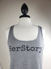 HerStory. Tank in Grey + Black