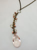 The Cluster **** Necklace in Blush and Brass
