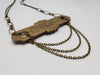 "Love’s Gate"  – Vintage Hardware Necklace in Brass