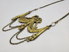 "Life is a Gift"  – Vintage Brass Hardware Necklace