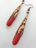 Antwerp Earrings in Crimson + Copper
