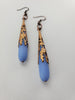 Antwerp Earrings in Periwinkle + Copper