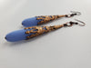 Antwerp Earrings in Periwinkle + Copper