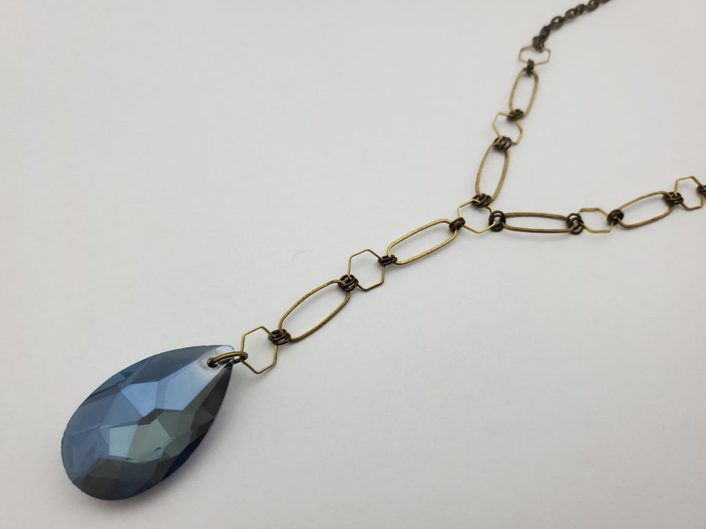 Buttermilk Sky in Denim + Brass