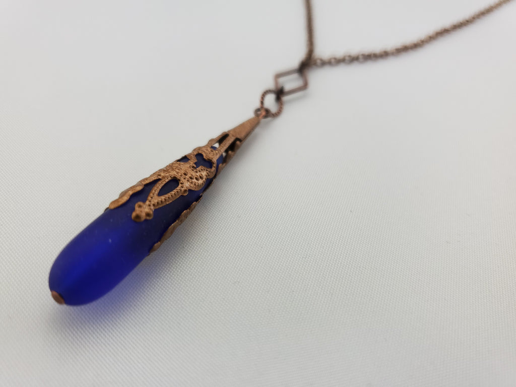 Antwerp Necklace in Royalty + Copper