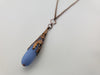 Antwerp Necklace in Periwinkle + Copper