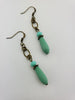 Eilandje Earrings in Provence + Brass