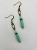 Eilandje Earrings in Provence + Brass