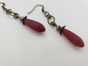 Eilandje Earrings in Crimson + Brass