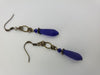 Eilandje Earrings in Royalty + Brass