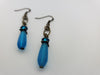 Eilandje Earrings in Azure + Brass