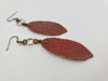 Spring Awakened Leaf Earrings in Emperor's Silk