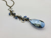 The Cluster **** Necklace in Denim and Brass