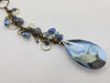The Cluster **** Necklace in Denim and Brass