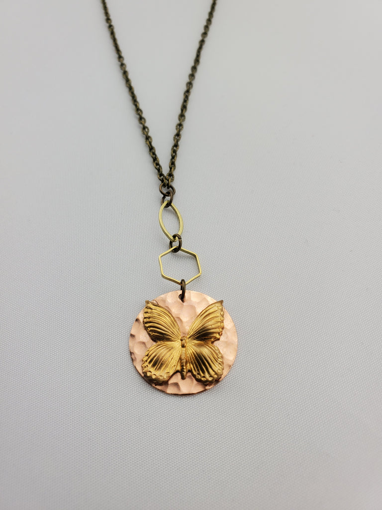 Pretty Wings in Copper + Gold