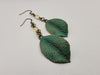 Follow the Light Leaf Earrings in Florence + Brass
