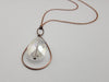 Hope Rising – Crystal Necklace in Copper and Northern Lights