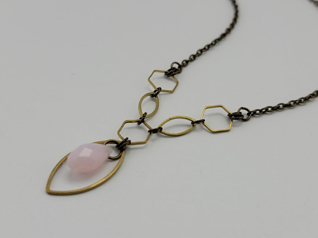 The Shining Soul Necklace in Love Spell + Brass