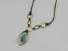 The Shining Soul Necklace in Provence + Brass