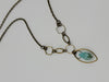 The Shining Soul Necklace in Provence + Brass