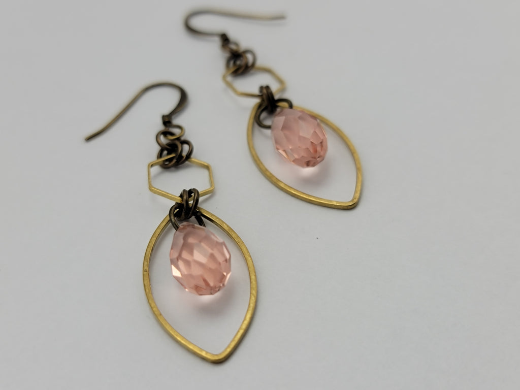 The Shining Soul Earrings Blush + Brass