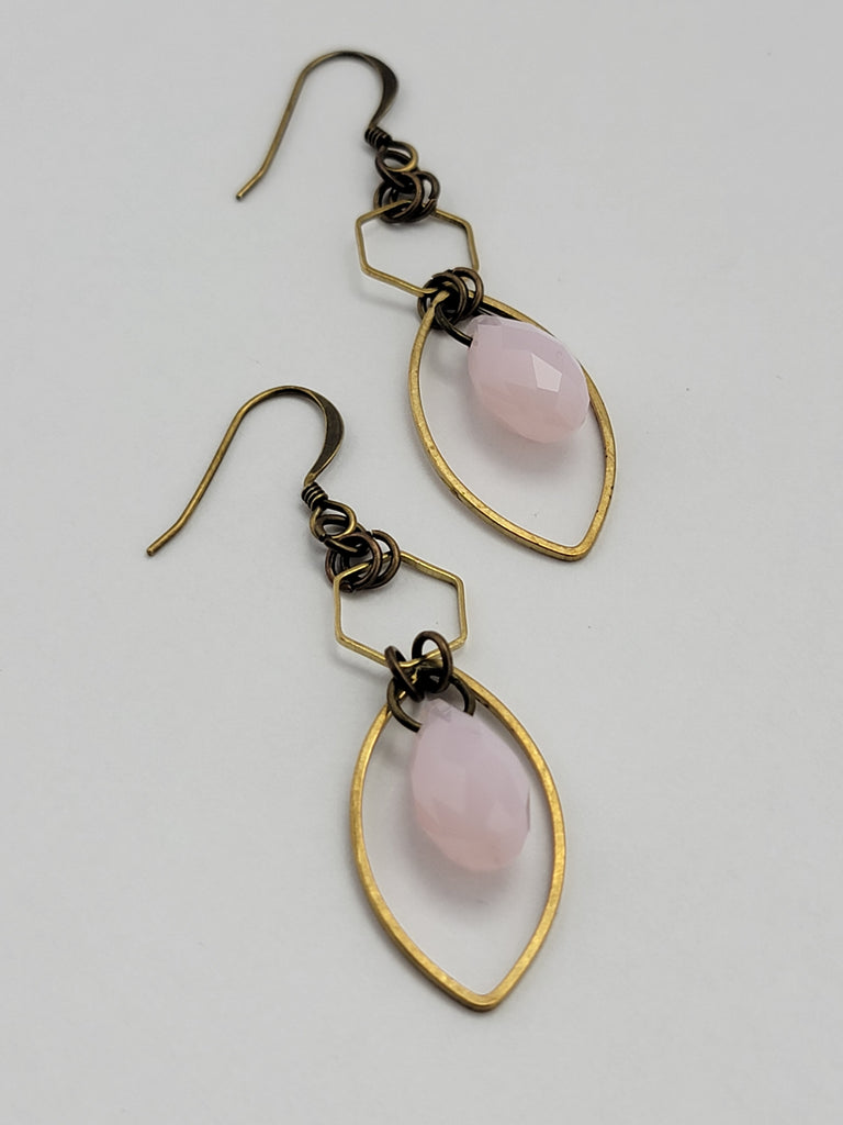 The Shining Soul Earrings Love Spell + Brass