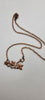 "Bloom and Vine" Copper Vine Necklace with Rose Closure