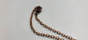 "Bloom and Vine" Copper Vine Necklace with Rose Closure