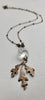"Ma Chérie" Necklace in Clarity + Aged Brass
