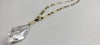 "L' enchantment" Necklace in Clarity + Brass