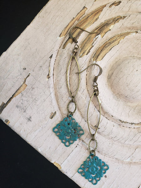 Victoria in Renfrew Blue + Brass