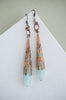 Antwerp Earrings in Tropical Waters + Copper